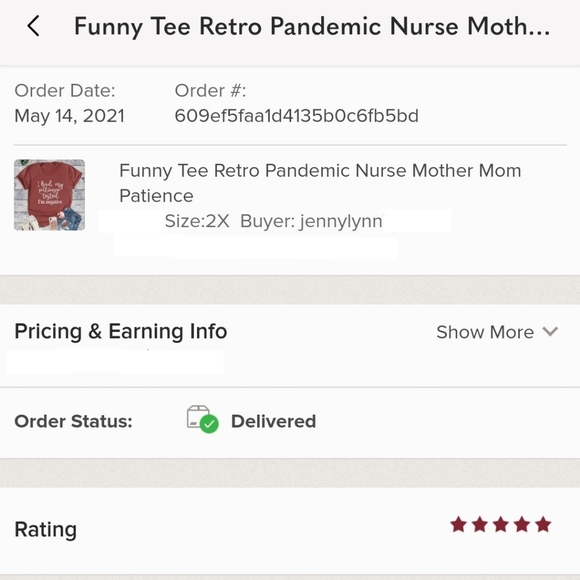 ALMOST SOLD OUT GO TO NEW LISTING Patience Tee Mom Pandemic Nurse Medical Mother - Picture 4 of 7